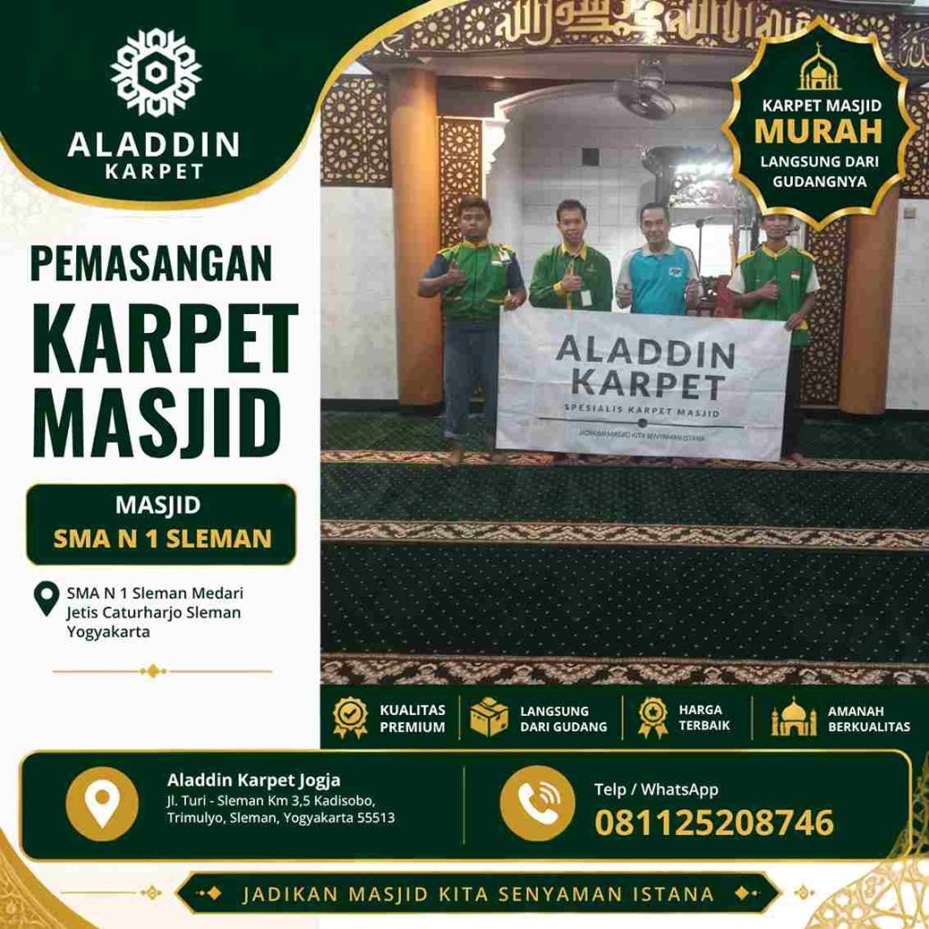 Toko Karpet Masjid Jogja Untuk Kebutuhan Masjid Dan Mushola