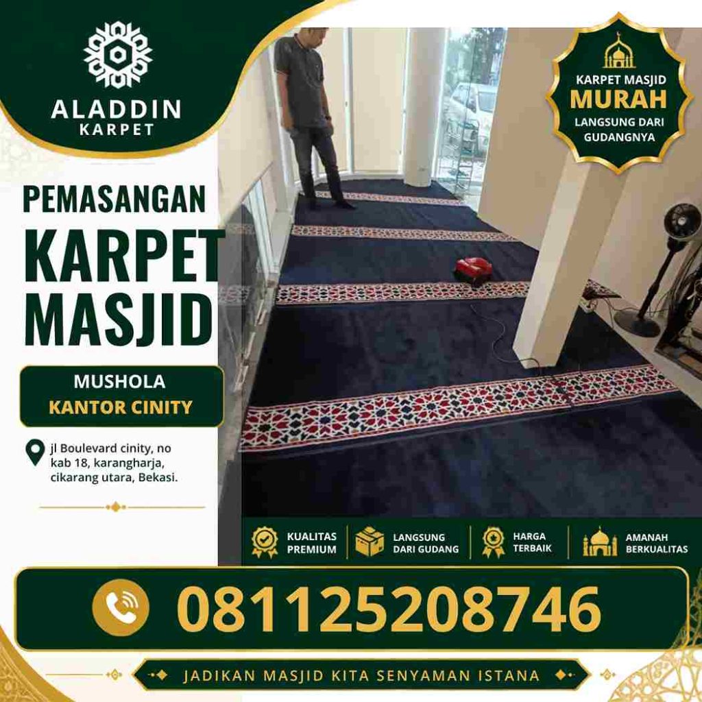Toko Karpet Masjid Bekasi Untuk Mewujudkan Ruang Ibadah Yang Lebih Nyaman